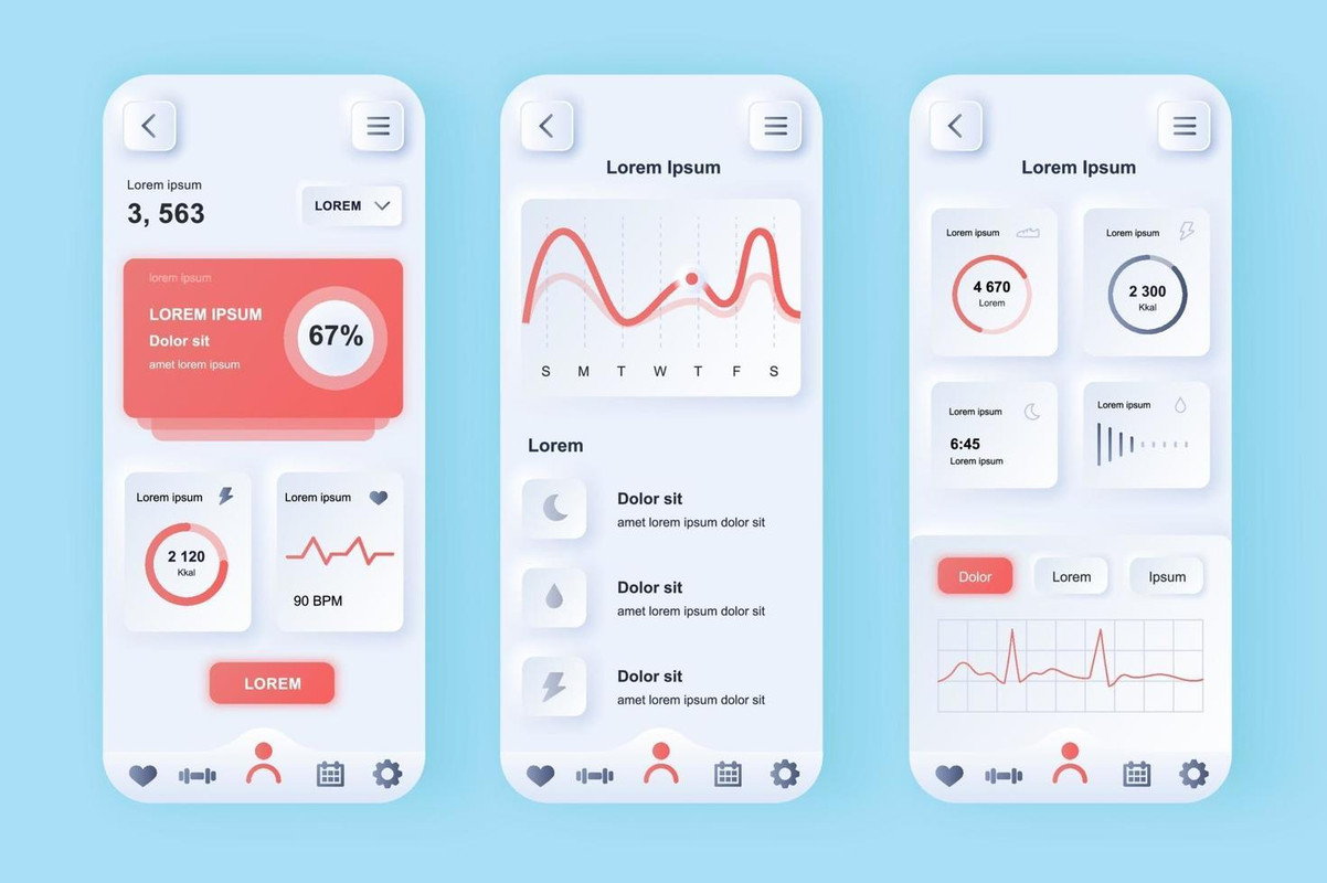 Health Tracking Interface